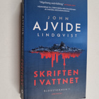 John Ajvide Lindqvist : Skriften i vattnet - pikkukuva 1