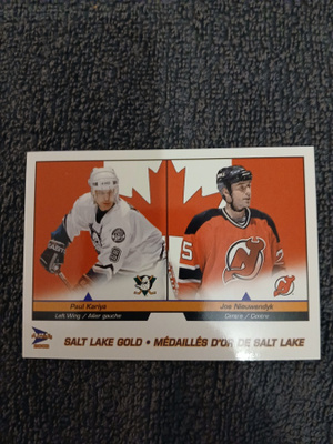Paul Kariya / Joe Nieuwendyk - Salt Lake gold team Canada