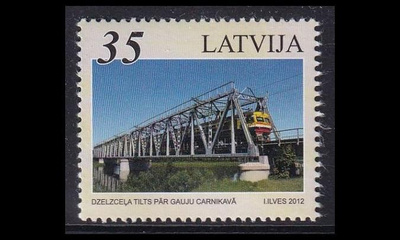 Latvia 844 ** Rautatiesilta (2012)