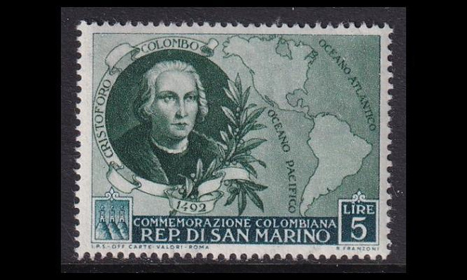 San Marino 468 ** Kolumbus 5 L (1952)