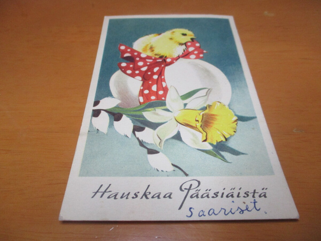 Vesanto Hauskaa Pääsiäistä KB 321/10 - 1952 Prunkila nrol