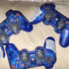 Kolme kappaletta Sony PlayStation 3 Cosmic Blue DS3 ohjainta - pikkukuva 3