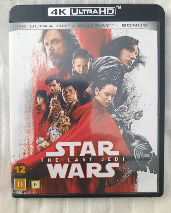 STAR WARS THE LAST JEDI BLU-RAY 4 K ULTRA HD