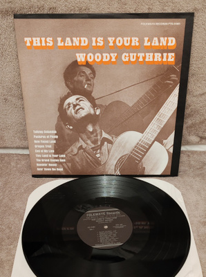 Woody Guthrie This Land Is Your Land lp