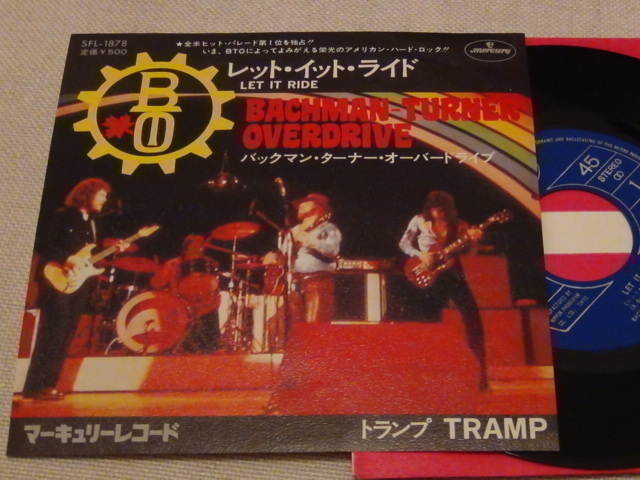BTO Let it ride 7 45 japani 1975