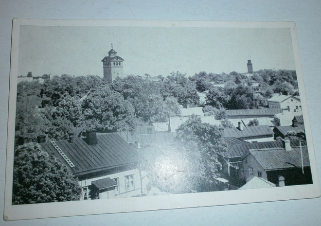 Ekenäs / Tammisaari, vanhaa Tammisaarta, valokuvapk, p. 1952