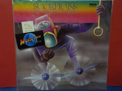 SCORPIONS - FLY TO THE RAINBOW EU -83 EX-/EX+ LP