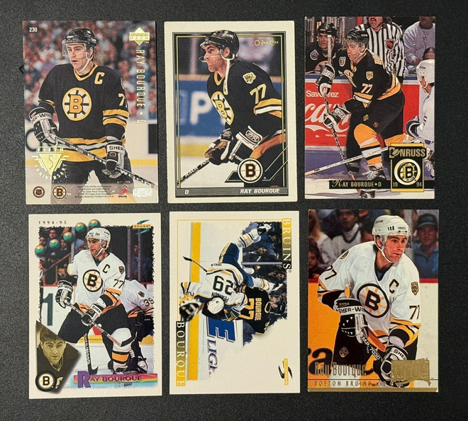 Ray Bourque - Boston Bruins - 6 korttia