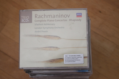 Rachmaninov Complete Piano Concertos Rhapsody (3 CD