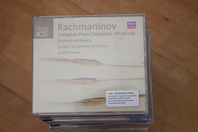Rachmaninov Complete Piano Concertos Rhapsody (3 CD