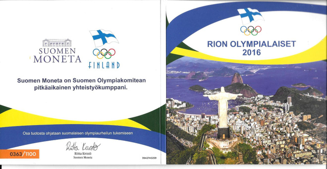 Rahasarja 2016, Rion Olympialaiset
