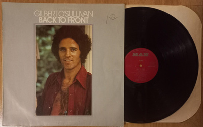 GILBERT O'SULLIVAN: Back To Front LP