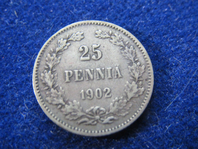 25 penniä 1902