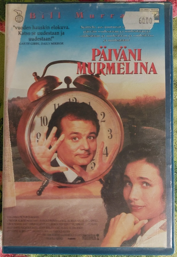 VHS Päiväni murmelina  (1993)  1h 37min