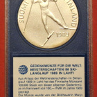 Harvinainen Saksa-Englanti 100 mk 1989 hiihdon MM Lahti. - pikkukuva 2