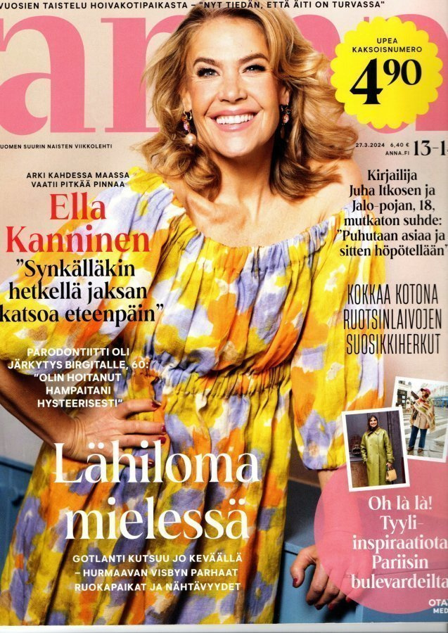Anna n:o 13/14 2024 Ella Kanninen. Mikko Kauppila. Birgitta