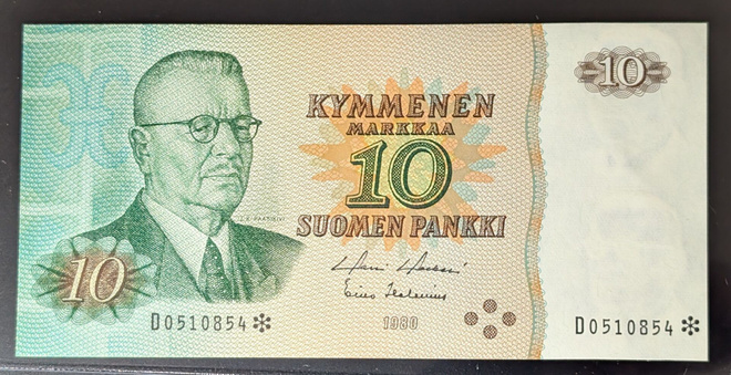 10 Markkaa 1980 tähti D0510854