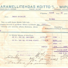 Viipuri, Karamellitehdas Koitto, 3 laskua, 1920 lukua. - pikkukuva 3