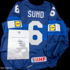 Tony Sund Game Worn Suomi-pelipaita MM-kisat 2025 Tukholma - pikkukuva 2