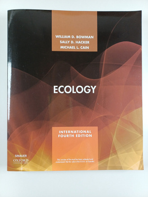 William D. Bowman : Ecology