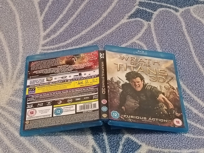 Wrath Of The Titans 3D Blu Ray + Blu Ray