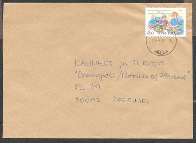 Postilähetys - Kotitalousopkou. (LAPE 1127) Posio 10.5.1991