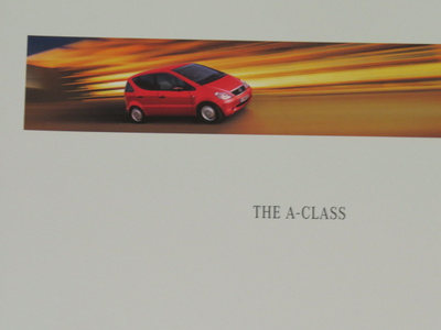 1999 Mercedes-Benz A-sarja esite - KUIN UUSI - 54 sivua