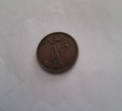 1 penni , vuodelta 1903, iso 3