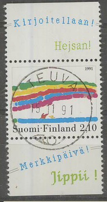 1991 lasten piirroksia sateenkaari loisto