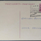 Kuvaleima PUNKAHARJU kulk. ehiökortilla 1972 - pikkukuva 1