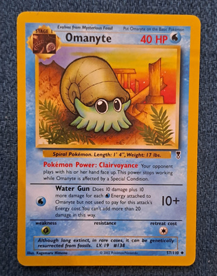 Omanyte legendary collection!