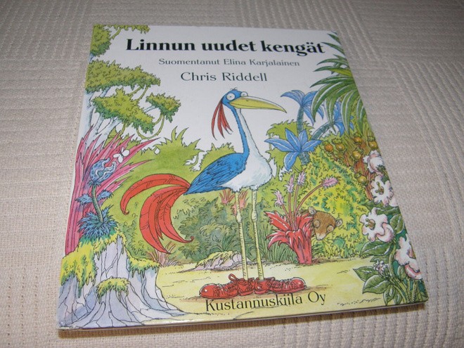 Chris Riddell Linnun uudet kengät