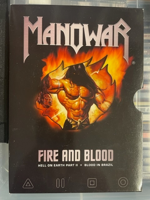 MANOWAR - Fire And Blood 2-DVD in slipcase