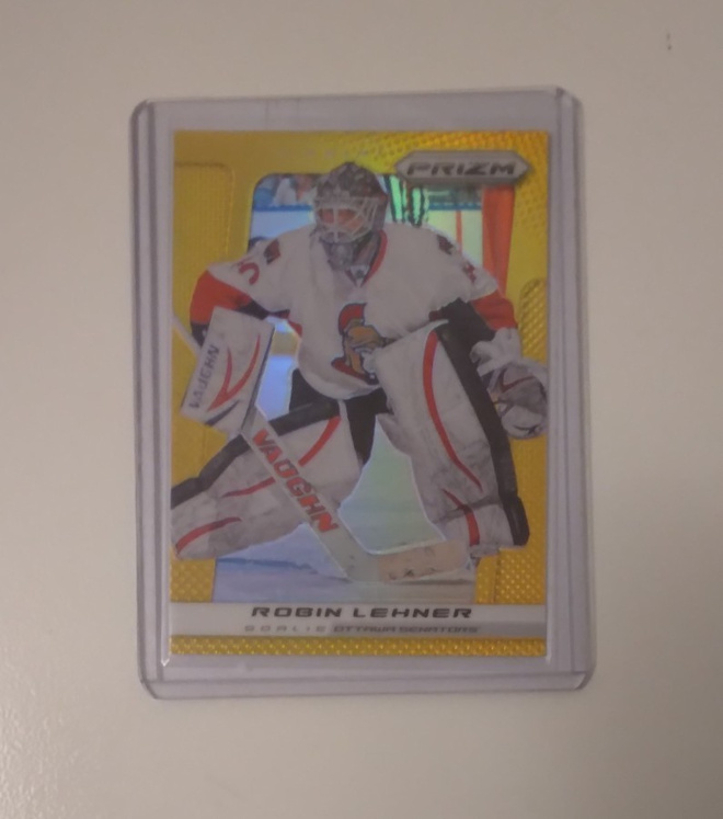 13-14 Prizm Robin Lehner Gold /10