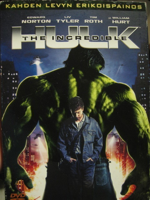 THE INCREDIBLE HULK DVD