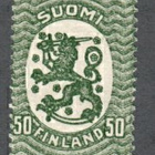 1921/25 50 penniä, postituore, ei vesileimaa, erä 1 - pikkukuva 1