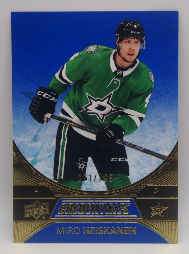 2021-22 Credentials Indigo Miro Heiskanen /249