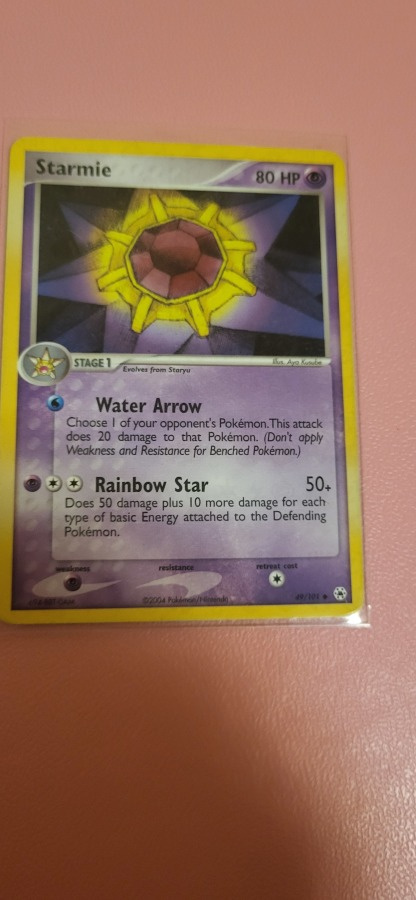 Starmie [Reverse Holo] #49 Pokemon EX Hidden Legends card