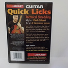 QUICK LICKS TECHNICAL SHREDDING, STYLE PAUL GILBERT UUSI DVD - pikkukuva 2