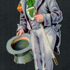 Wanha - Komea herrasmies hattuineen ja keppeineen - 1900-l a - pikkukuva 2
