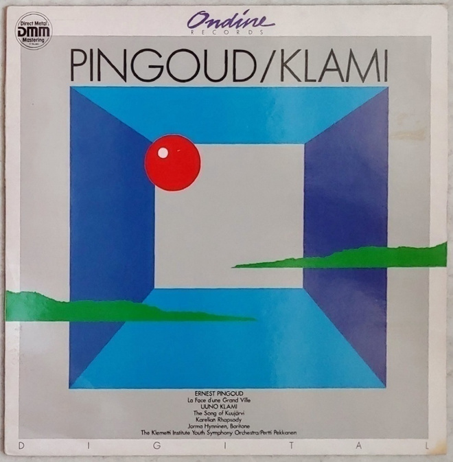 ERNEST PINGOUD • UUNO KLAMI – Ondine LP 1986 - ODE-705 DMM