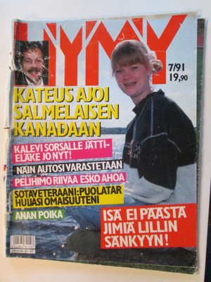 HYMY LEHTI 7 / 1991 SISÄLLYSLUETTELO KUVAT 2 JA 3
