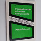Pertti Kettunen : Pienteollisuuden rahavirrat kehitysalue... - pikkukuva 1