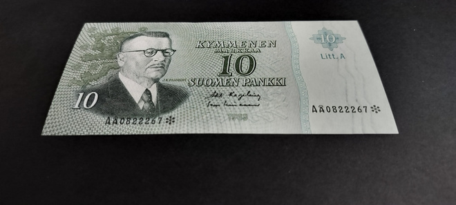 10mk 1963 Litt.A, KAR-Lin, AÅ*-sarjaa, KL 9-10