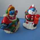 Jouluiset Peyo Smurffikoriste-esineet / keräilyfiguurit - pikkukuva 4
