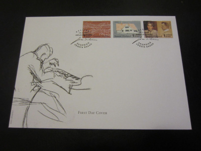 FDC 2004 1 lk yleismerkkejä - Jean Sibelius