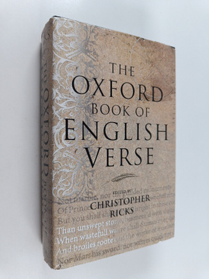 Christopher B. Ricks : The Oxford Book of English Verse