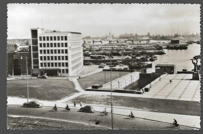 Hollanti - Rotterdam , panoraama satamaan