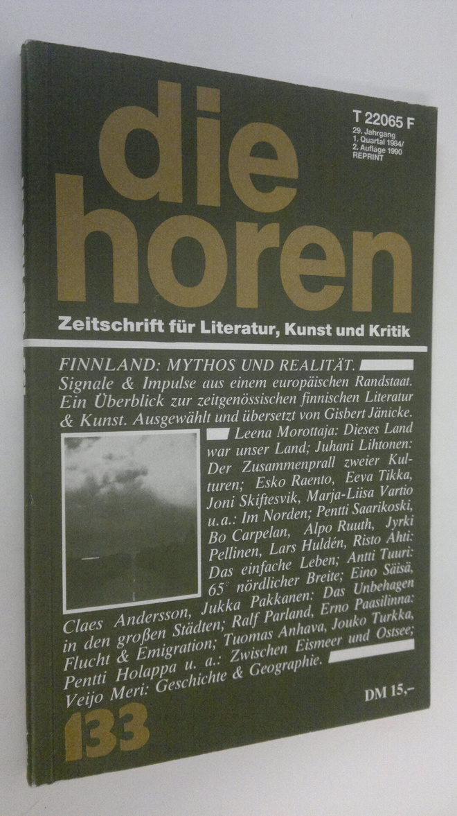 Die Horen 133 - 29. Jahrgang 1. Quartal 1984/2. Auflage 1...