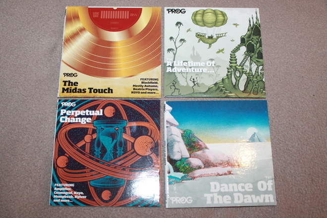Prog -lehden mukana tulleet CD -levyt 4 kpl yht. 8€